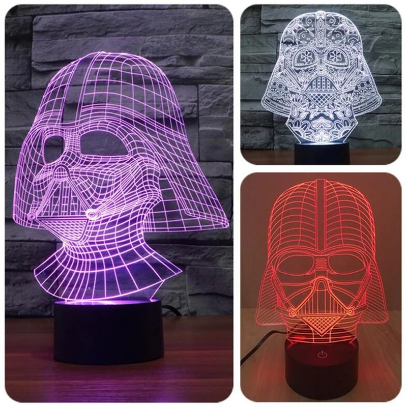 3D Darth Vader Stormtrooper Night Light Cosplay Star War Fans Collection LED Building light saber Toys For Children Gifts
3D Darth Vader Stormtrooper Night Light Cosplay Star War Fans Collection LED Building light saber Toys For Children Gifts