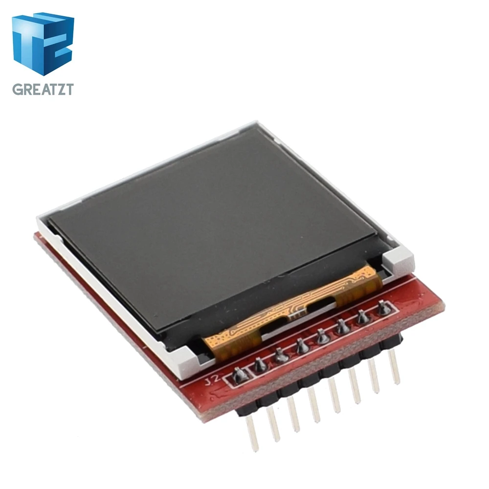 

GREATZT 1PCS 5V 3.3V 1.44 inch TFT LCD Display Module 128*128 Color Sreen SPI Compatible For Arduino mega2560 STM32 SCM 51