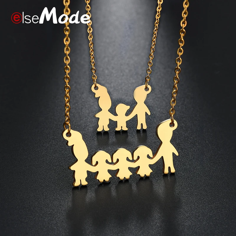 ELSEMODE Simple Stainless Steel Dad Mama Son Daughter Family Necklaces Love Boy Girl Pendant Choker Necklace Men Women Gifts
ELSEMODE Simple Stainless Steel Dad Mama Son Daughter Family Necklaces Love Boy Girl Pendant Choker Necklace Men Women Gifts