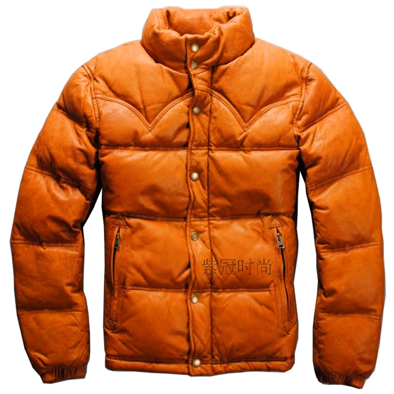 Sheep skin zipper motorcycle leather jacket turn-down collar male genuine leather clothing short design slim biker jacket
Sheep skin zipper motorcycle leather jacket turn-down collar male genuine leather clothing short design slim biker jacket