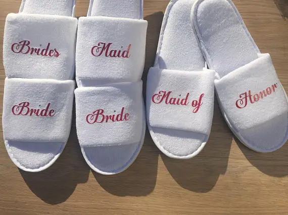 custom Birthday Wedding Bridesmaid Bridal Bride Slippers groomsman Hens Night Bachelorette Spa Slippers party favors gifts
custom Birthday Wedding Bridesmaid Bridal Bride Slippers groomsman Hens Night Bachelorette Spa Slippers party favors gifts