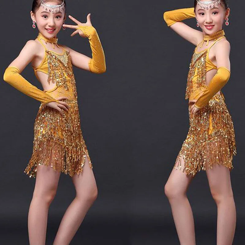 indian dress for kids girls dancewear costumes rose red gold top with skirt sequin fringed latin practice wear dress
indian dress for kids girls dancewear costumes rose red gold top with skirt sequin fringed latin practice wear dress