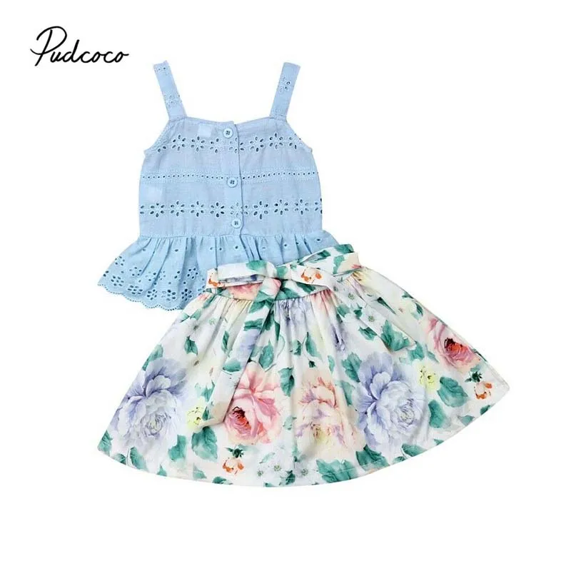 2019 Brand Fashion Toddler Kids Baby Girls Vest Tops Short Dress 2Pcs Floral Outfit Clothes Boho Summer New Holiday Clothing Set
2019 Brand Fashion Toddler Kids Baby Girls Vest Tops Short Dress 2Pcs Floral Outfit Clothes Boho Summer New Holiday Clothing Set