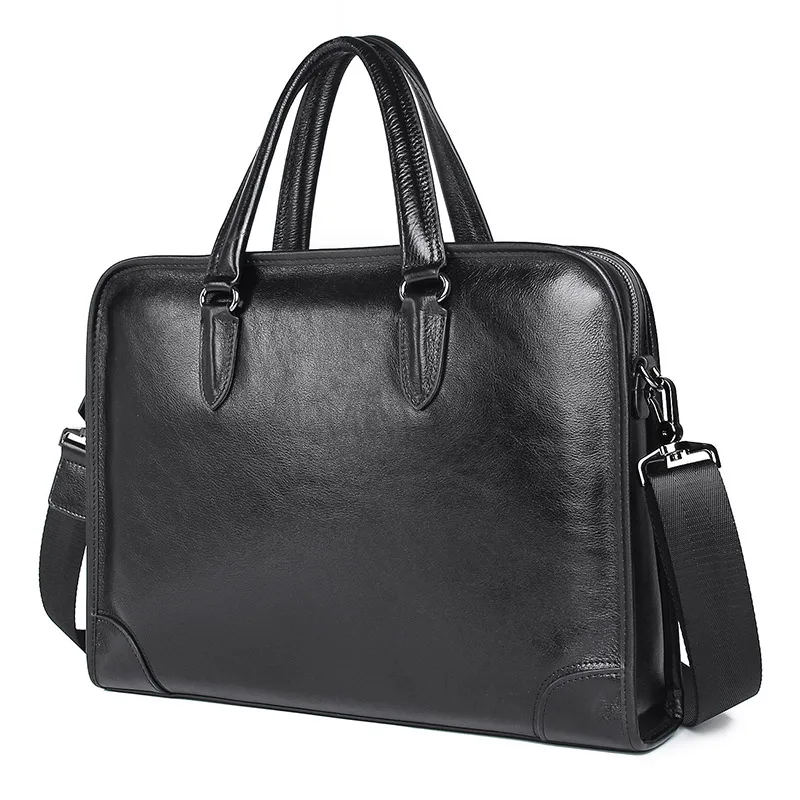 Genuine Leather Handbag Male Fashion Briefcase Laptop Bag Business Shoulder Bag 7402A
Genuine Leather Handbag Male Fashion Briefcase Laptop Bag Business Shoulder Bag 7402A