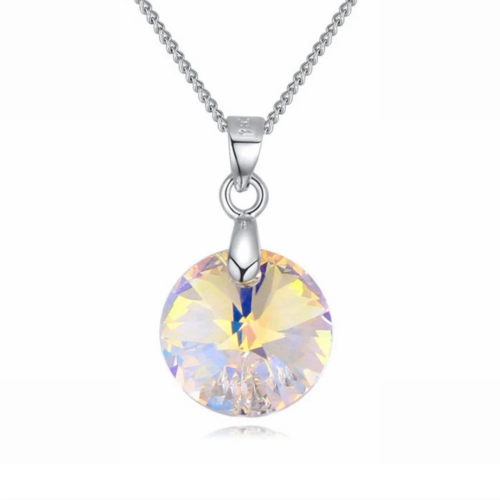 2016 new arrival charming round pendant necklace With Genuine Crystals from SWAROVSKI for woman Christmas Gift Bijoux
2016 new arrival charming round pendant necklace With Genuine Crystals from SWAROVSKI for woman Christmas Gift Bijoux