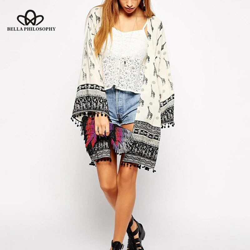 spring summer Europe style blouse women retro vintage giraffe print shirt hem stitching cuffs tassels kimono blusas
spring summer Europe style blouse women retro vintage giraffe print shirt hem stitching cuffs tassels kimono blusas