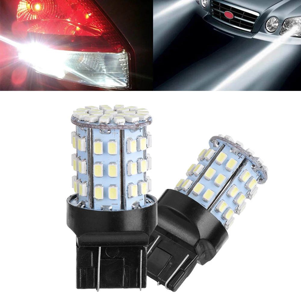 2 Pcs LED Bulb DC12V T20 7440 7443 64 SMD White 6000K Turn Signal Stop Reverse Brake Tail LED Bulb Light Lamp
2 Pcs LED Bulb DC12V T20 7440 7443 64 SMD White 6000K Turn Signal Stop Reverse Brake Tail LED Bulb Light Lamp