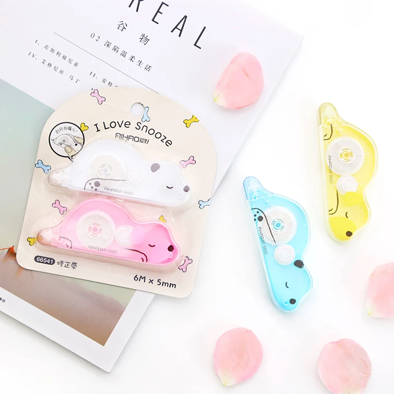 5mmx6m 2pcs/lot Animal Cute Kawaii Correction Tape Pen Office School Supplies Stationery
5mmx6m 2pcs/lot Animal Cute Kawaii Correction Tape Pen Office School Supplies Stationery