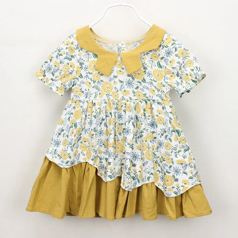 Mayfair Cabin Girls Dress 2019 New Baby Girl Fashion Big Irregular Dress Girls Dress For 2-6Y Floral Doll Collar Dresses
Mayfair Cabin Girls Dress 2019 New Baby Girl Fashion Big Irregular Dress Girls Dress For 2-6Y Floral Doll Collar Dresses