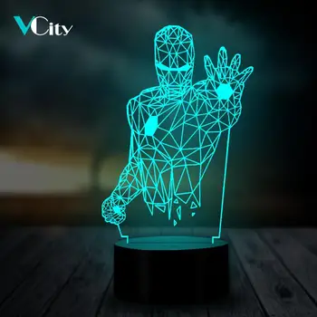 VCity 3D Night Light Led Table Lamp Bedside Decor Iron Man Party Home Decorative USB Multicolor Lighting Cable Kids Gifts Movie
VCity 3D Night Light Led Table Lamp Bedside Decor Iron Man Party Home Decorative USB Multicolor Lighting Cable Kids Gifts Movie