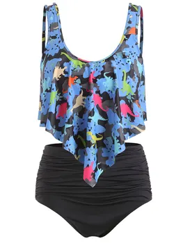 Wipalo Dinosaur Print Ruffled Plus Size Women Set Overlay High Waist Animal Print Bathing Suits Sexy Vintage Beach Wear Sets
Wipalo Dinosaur Print Ruffled Plus Size Women Set Overlay High Waist Animal Print Bathing Suits Sexy Vintage Beach Wear Sets