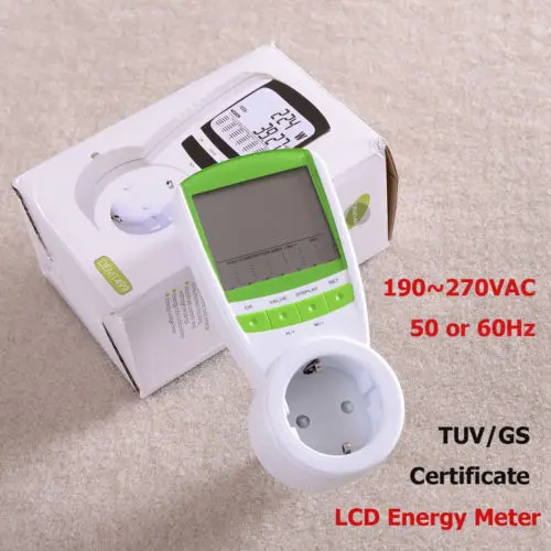 FREE SHIPPING EU Plug Meter Digital Power Meter Watt 220V/240V 50~60Hz Analyzer Monitor Meter
FREE SHIPPING EU Plug Meter Digital Power Meter Watt 220V/240V 50~60Hz Analyzer Monitor Meter