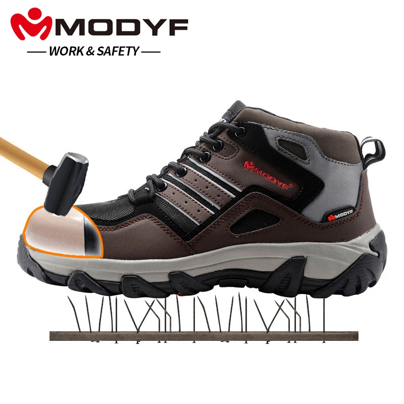 MODYF Men Steel Toe Work Safety Shoes Casual Reflective Outdoor Boots Puncture Proof Footwear Sneaker Winter Warm Fur
MODYF Men Steel Toe Work Safety Shoes Casual Reflective Outdoor Boots Puncture Proof Footwear Sneaker Winter Warm Fur