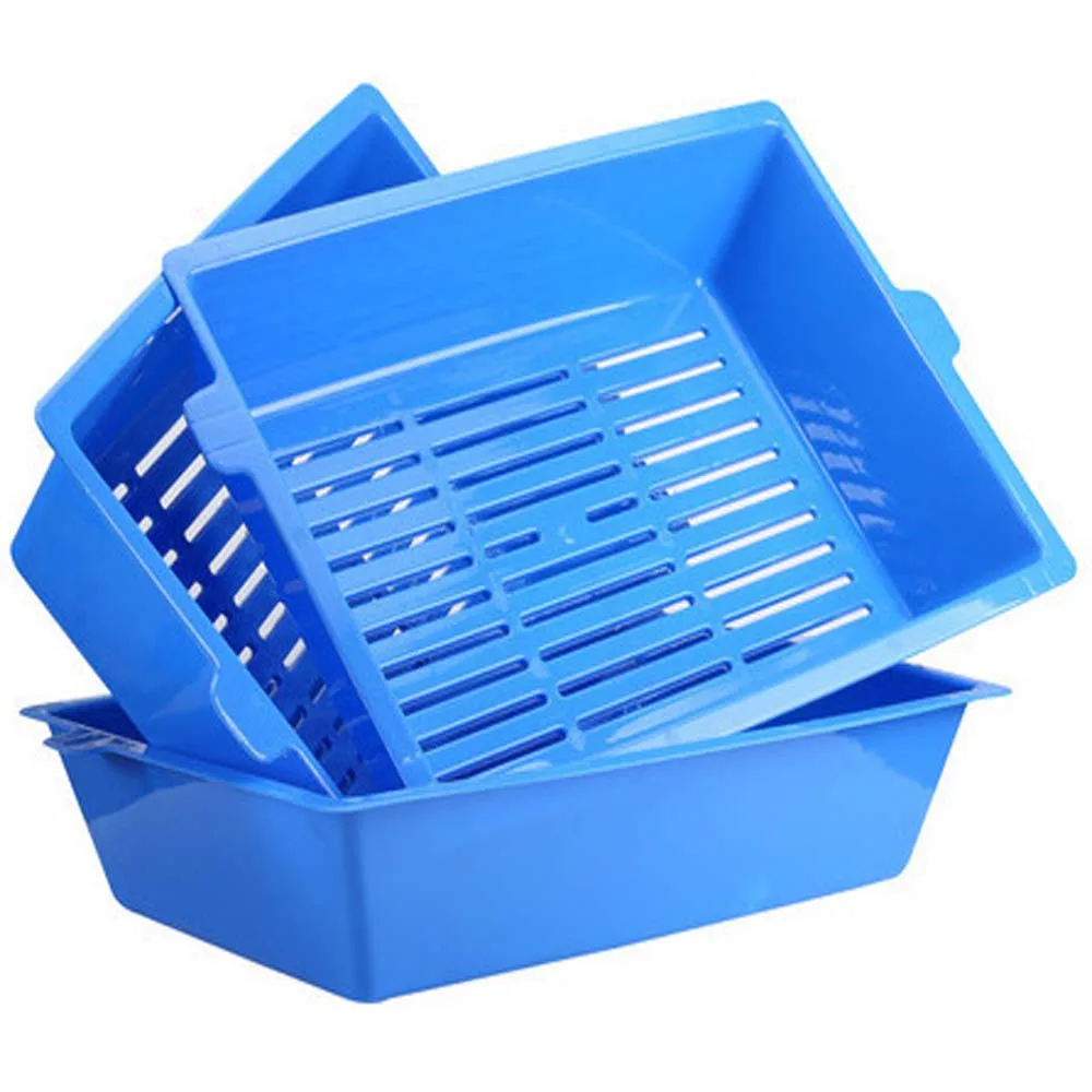 3PCS/Set Blue Cat Bedpans Plastic Toilet For Cats Puppys Toilet Training Bedpan 3 Part System Cat Self Sifting Litter Box
3PCS/Set Blue Cat Bedpans Plastic Toilet For Cats Puppys Toilet Training Bedpan 3 Part System Cat Self Sifting Litter Box