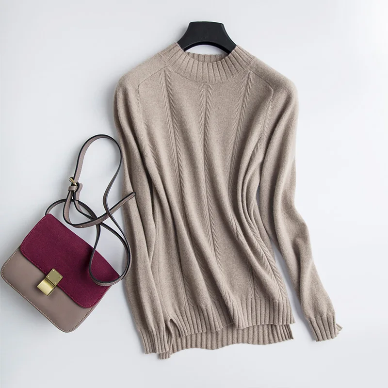 2019 Cashmere sweater female short design thickening turtleneck slim basic shirt pullover sweater solid color sweater plus size
2019 Cashmere sweater female short design thickening turtleneck slim basic shirt pullover sweater solid color sweater plus size