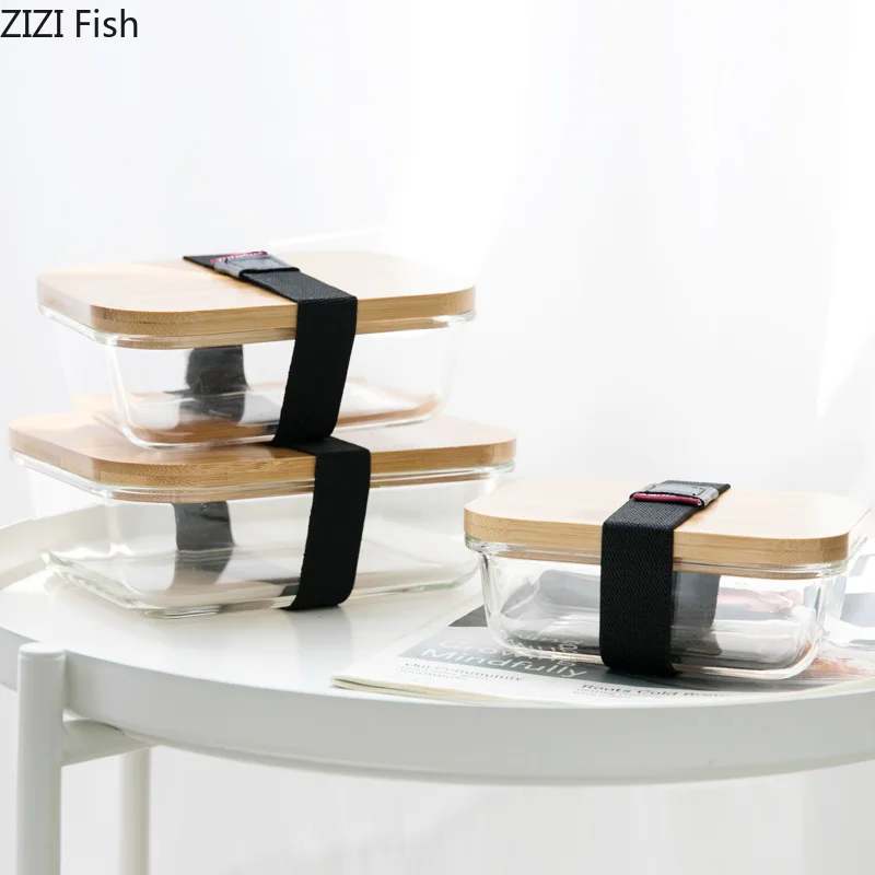 Transparent Glass Lunch Box Portable Dinnerware Food Storage Container Children Kids School Office Portable Bento Box
Transparent Glass Lunch Box Portable Dinnerware Food Storage Container Children Kids School Office Portable Bento Box