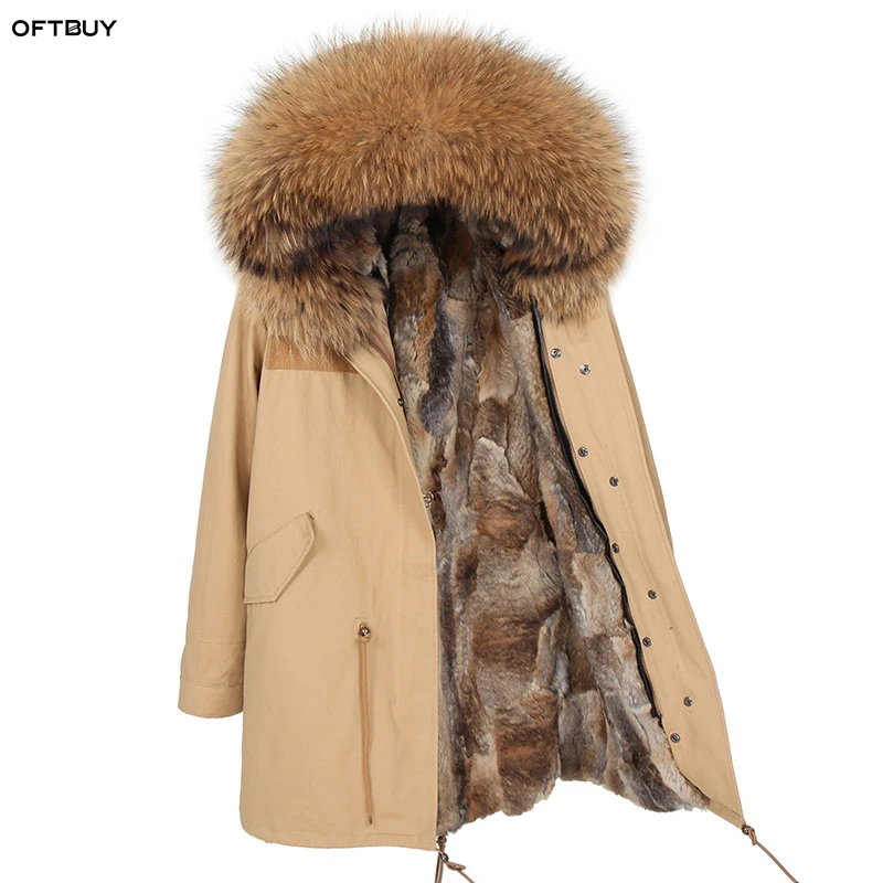 OFTBUY 2019 real fur coat Winter Jacket Women Coat Real raccoon Fur collar rabbit fur liner long Parka Streetwear Outerwear new
OFTBUY 2019 real fur coat Winter Jacket Women Coat Real raccoon Fur collar rabbit fur liner long Parka Streetwear Outerwear new