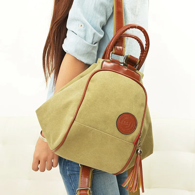 2018 New Fashion Female Backpacks Women Canvas Shoulder Bags For Women Diagonal Portable Multi-functional Backpack Bags Tassel
2018 New Fashion Female Backpacks Women Canvas Shoulder Bags For Women Diagonal Portable Multi-functional Backpack Bags Tassel