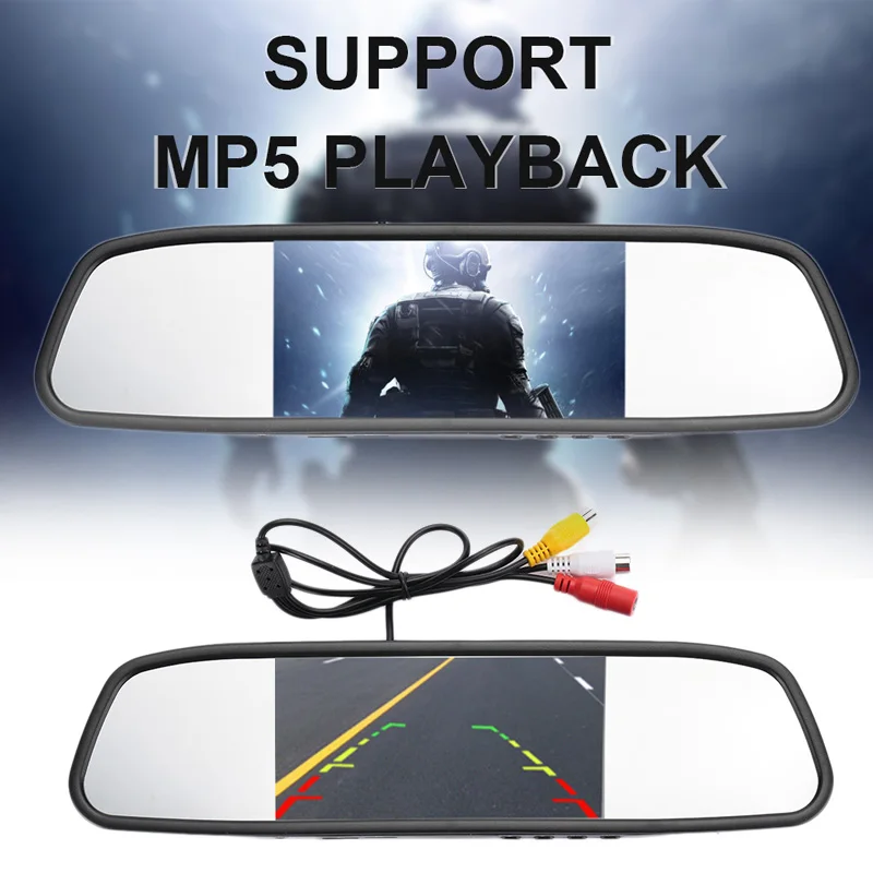 VEHEMO Car DVR MP5 Player Remote Control DC 12-24V Radio TF Three-Way AV AV2 Reversing Priority ACC Control Reversing Rearview
VEHEMO Car DVR MP5 Player Remote Control DC 12-24V Radio TF Three-Way AV AV2 Reversing Priority ACC Control Reversing Rearview