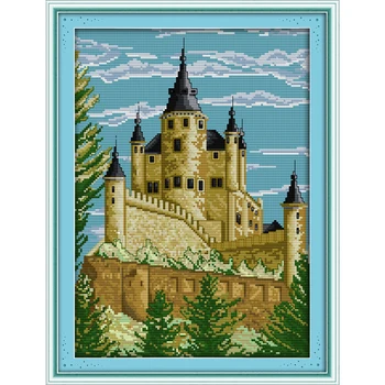 Castle Chinese Counted Cross Stitch 11CT 14CT Cross Stitch Set landscape Cross-stitch Kits Embroidery Needlework full stitch
Castle Chinese Counted Cross Stitch 11CT 14CT Cross Stitch Set landscape Cross-stitch Kits Embroidery Needlework full stitch