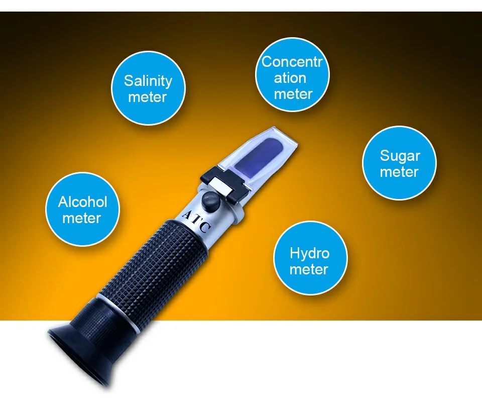 Generic Portable Auto Refractometer Methanol Antifreeze Tester 500