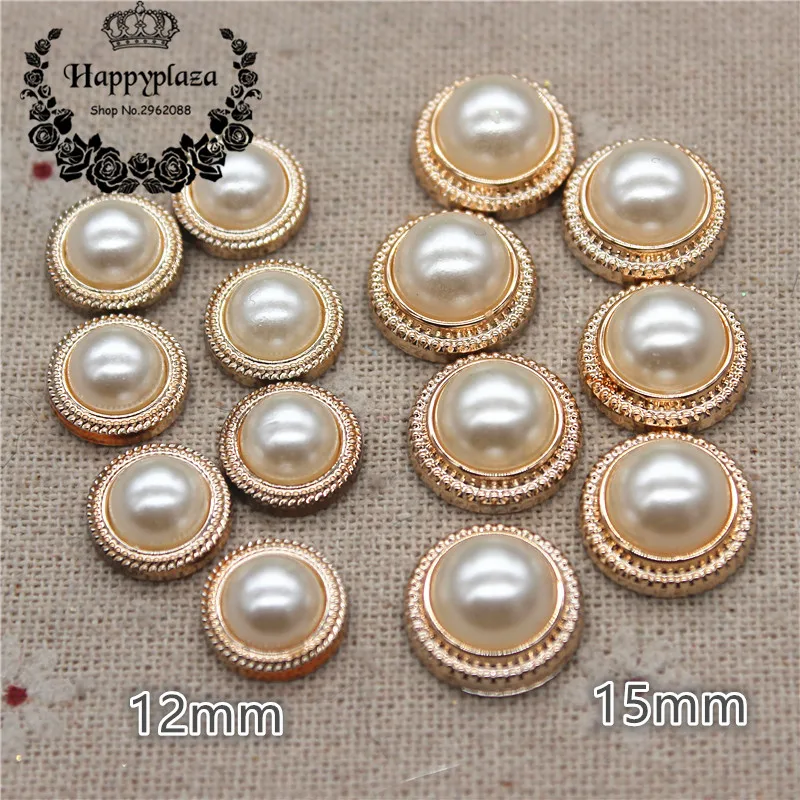 12mm/15mm/17mm Golden Double Circle Pearl Plastic Flat back Button Decoration Sewing Craft Scrapbook Accessories
12mm/15mm/17mm Golden Double Circle Pearl Plastic Flat back Button Decoration Sewing Craft Scrapbook Accessories