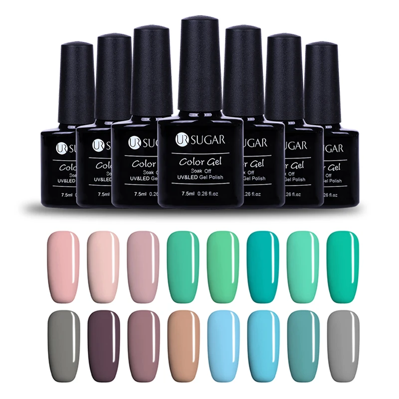 UR SUGAR Nail Gel Polish Nail Art Salon Tips 112 Colors 7.5ml Soak off Organic UV LED Nail Gel Varnish
UR SUGAR Nail Gel Polish Nail Art Salon Tips 112 Colors 7.5ml Soak off Organic UV LED Nail Gel Varnish