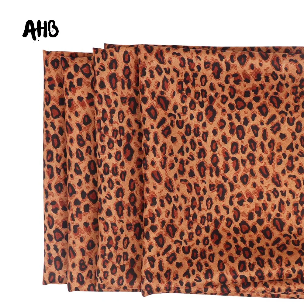 AHB Chiffon Fabrics Fashionable Leopard Fabric Smooth Touch DIY Shawl Headband Clothes Patchwork Sewing Materials
AHB Chiffon Fabrics Fashionable Leopard Fabric Smooth Touch DIY Shawl Headband Clothes Patchwork Sewing Materials