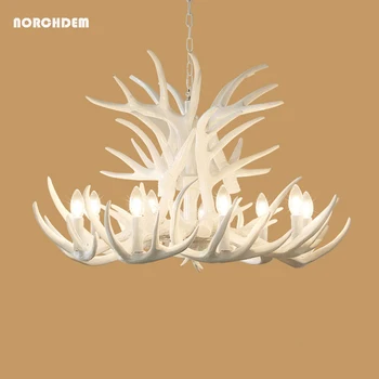4/6/9 Arms White Antler Lamp In Pendant Chandelier E14 Socket Chandelier for Living Dinning room High Quality Natural Resin Lamp
4/6/9 Arms White Antler Lamp In Pendant Chandelier E14 Socket Chandelier for Living Dinning room High Quality Natural Resin Lamp