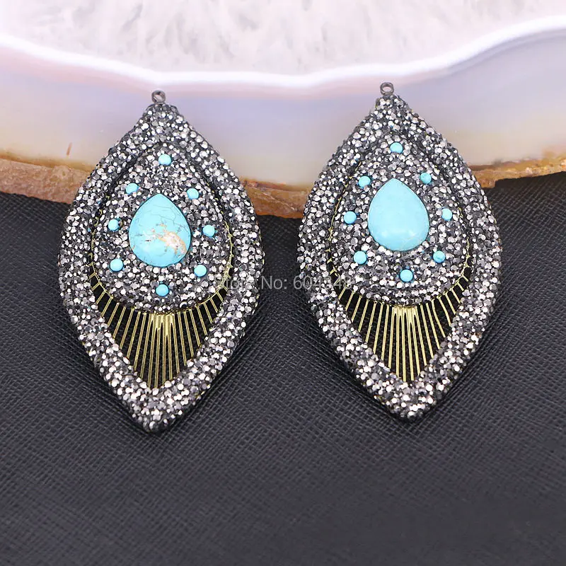 5PCS Zyunz Big Statement Pendant Micro Paved Crystal Blue Stone Oval Eye Pendant Retro Love Party Gift Wedding Jewelry
5PCS Zyunz Big Statement Pendant Micro Paved Crystal Blue Stone Oval Eye Pendant Retro Love Party Gift Wedding Jewelry