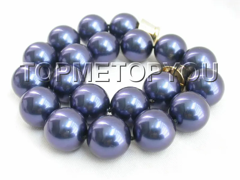 WOW! 20mm round navy blue shell pearls necklace Magnet AAA style Fine Noble real Natural free shipping
WOW! 20mm round navy blue shell pearls necklace Magnet AAA style Fine Noble real Natural free shipping