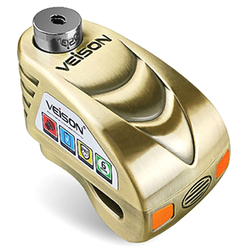 Veison Security Motorcycle Disc Brake Lock Alarm Anti-Theft Bike Padlock Brake Disc Lock Bicycle Warning Waterproof Scooter Lo
Veison Security Motorcycle Disc Brake Lock Alarm Anti-Theft Bike Padlock Brake Disc Lock Bicycle Warning Waterproof Scooter Lo