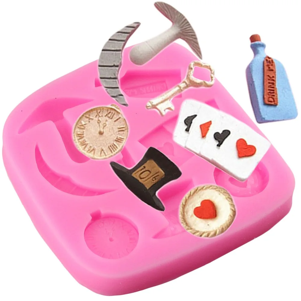 Alice Wonderland 3D Poker Fondant Cake Decorating Tools Cake Border Silicone Molds Cupcake Chocolate Gumpaste Candy Clay Moulds
Alice Wonderland 3D Poker Fondant Cake Decorating Tools Cake Border Silicone Molds Cupcake Chocolate Gumpaste Candy Clay Moulds