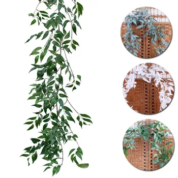 1.7m Long Artificial Eucalyptus Leaves Vine Fake Greenery Garland Wedding Party Decoration Home Table Decor 2019 New
1.7m Long Artificial Eucalyptus Leaves Vine Fake Greenery Garland Wedding Party Decoration Home Table Decor 2019 New
