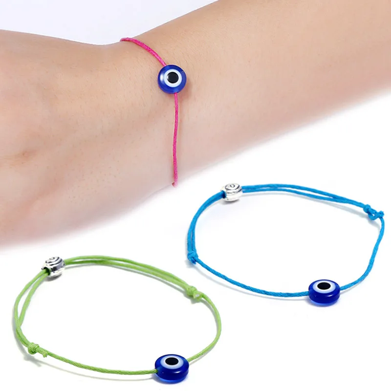 2018 New Arrival 6 Colors Korean Adjustable 1PC Handmade Party Lucky Evil Eye Bracelet Braided Rope Men Women Allergy Free
2018 New Arrival 6 Colors Korean Adjustable 1PC Handmade Party Lucky Evil Eye Bracelet Braided Rope Men Women Allergy Free