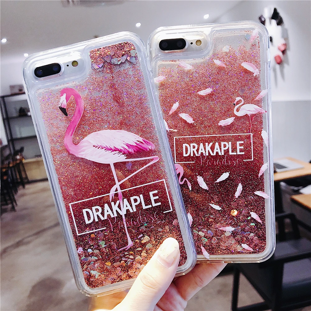 Flamingo Liquid For iPhone 6 6S 7 8 Plus X Phone Case Quicksand Silicone Cover For iPhone 8 Plus 7 Plus 6 6S Plus Phone bag
Flamingo Liquid For iPhone 6 6S 7 8 Plus X Phone Case Quicksand Silicone Cover For iPhone 8 Plus 7 Plus 6 6S Plus Phone bag