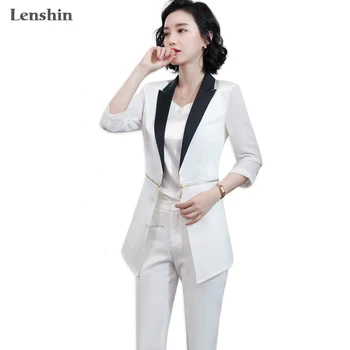 2 Pieces Set Pant Suit Summer Wear Formal Fashion Style Women Office Lady Work Three Quarter Perspective Jacket with Trouser
2 Pieces Set Pant Suit Summer Wear Formal Fashion Style Women Office Lady Work Three Quarter Perspective Jacket with Trouser