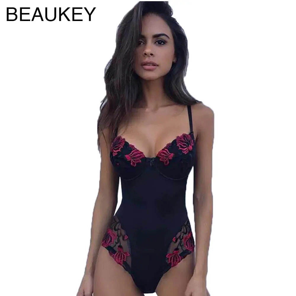 Black 2017 Newest Arrival Spaghetti Strap Rayon Sexy Embroidery Floral Lady Backless Bandage Bodysuits
Black 2017 Newest Arrival Spaghetti Strap Rayon Sexy Embroidery Floral Lady Backless Bandage Bodysuits