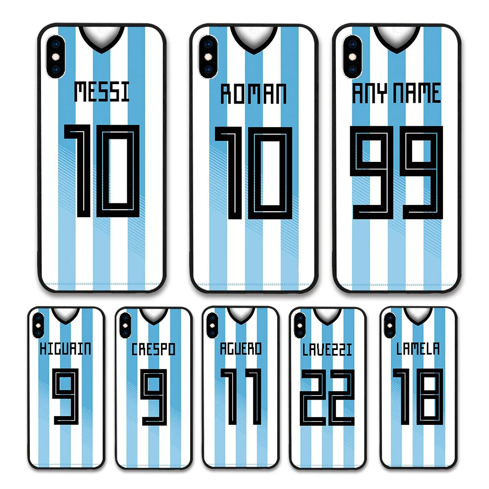 European Football Argentina National Team Jersey style Messi Roman Custom Names and Numbers case for iPhone XS Max Phones cases
European Football Argentina National Team Jersey style Messi Roman Custom Names and Numbers case for iPhone XS Max Phones cases