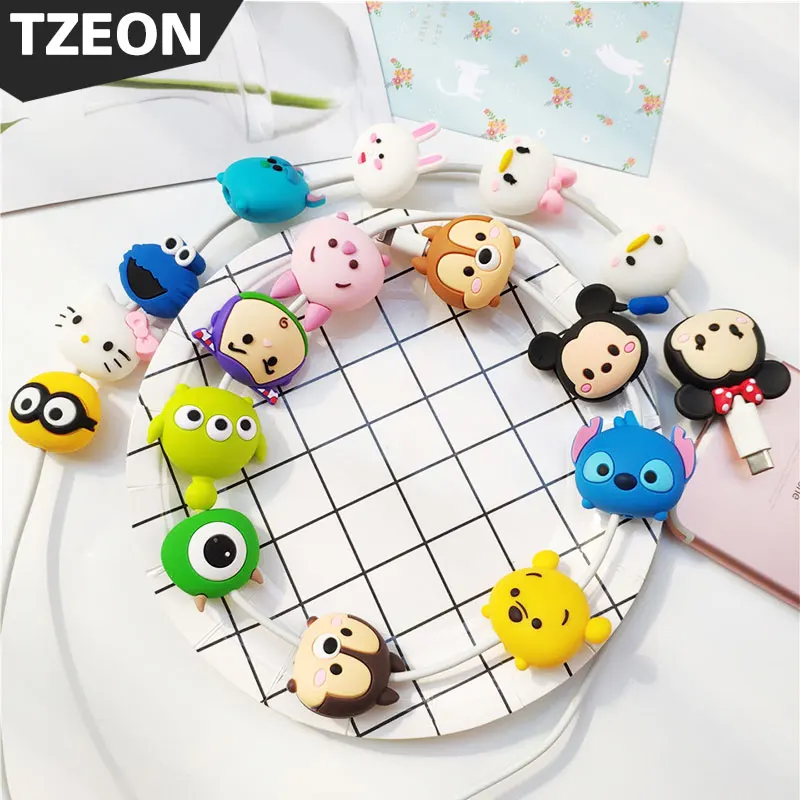 Animal Cable Protector Cute Cartoon Anime For Iphone Lighting Macbook Samsung Type C Micro USB Cable Silicone Line Protector
Animal Cable Protector Cute Cartoon Anime For Iphone Lighting Macbook Samsung Type C Micro USB Cable Silicone Line Protector
