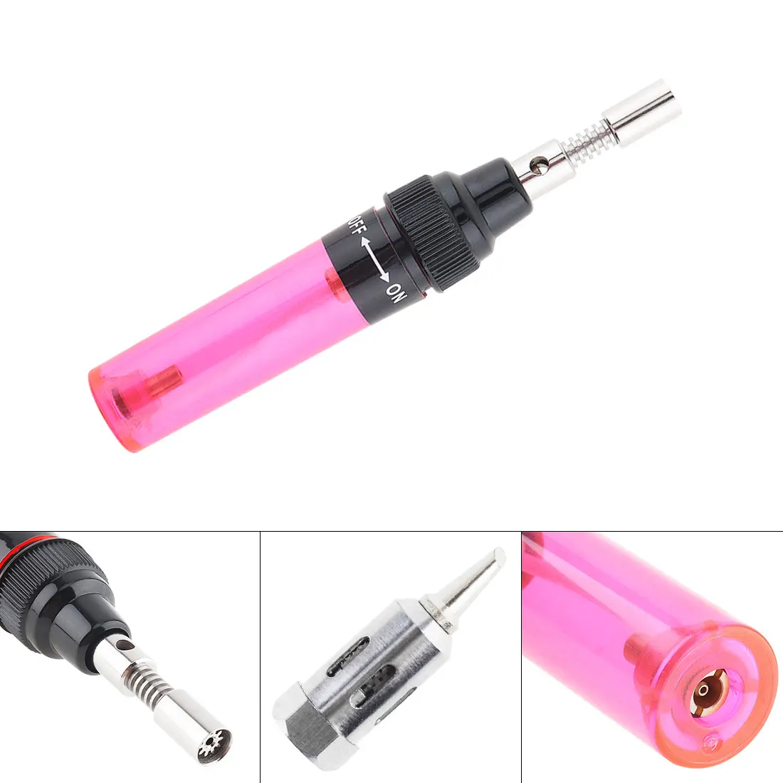 3 In 1 Multi-function Portable Pen Type Gas Soldering Iron with 8ML Capacity Horseshoe Iron Head for Soldering / Cutting
3 In 1 Multi-function Portable Pen Type Gas Soldering Iron with 8ML Capacity Horseshoe Iron Head for Soldering / Cutting