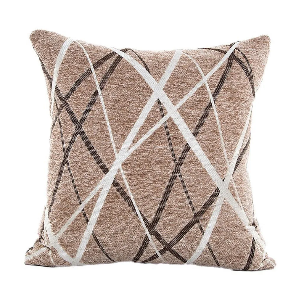 Cotton Linen Geometric Line Pillow cover Stock 45 * 45cm Simple Modern Simple back rest lazyback pillowcase Decorative bedding
Cotton Linen Geometric Line Pillow cover Stock 45 * 45cm Simple Modern Simple back rest lazyback pillowcase Decorative bedding