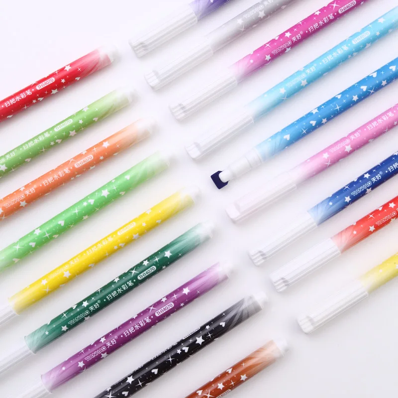 CHENYU 12/18/24/36Color Set New Mark Pen Children Watercolor Pen Safe Non-Toxic Water Washing Graffiti Health and Environmental 
CHENYU 12/18/24/36Color Set New Mark Pen Children Watercolor Pen Safe Non-Toxic Water Washing Graffiti Health and Environmental
