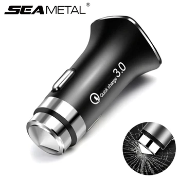 Safety Hammer Car Cigarette Lighter Charger QC 3.0 Auto Lighter Car Splitter USB Socket Charge Adapter in Car Goods Accessories
Safety Hammer Car Cigarette Lighter Charger QC 3.0 Auto Lighter Car Splitter USB Socket Charge Adapter in Car Goods Accessories