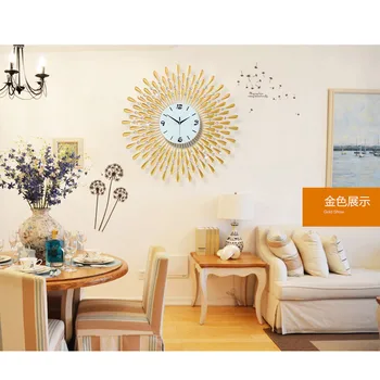 Large Wall Clock Saat Reloj diamond clock Relogio de Parede relogio de parede decorativo Living room Gold wall clocks decorative
Large Wall Clock Saat Reloj diamond clock Relogio de Parede relogio de parede decorativo Living room Gold wall clocks decorative