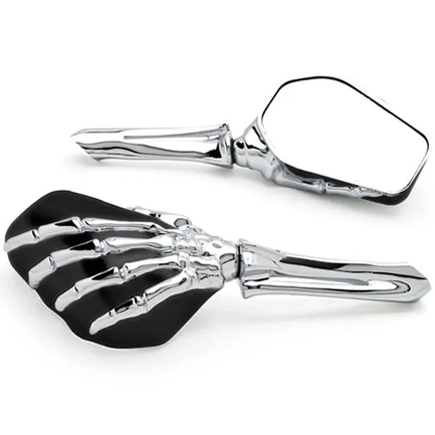 Brand new Black/Chrome Custom Motorcycle Skeleton Mirrors For Harley Davidson Softail Fat Boy FLSTF
Brand new Black/Chrome Custom Motorcycle Skeleton Mirrors For Harley Davidson Softail Fat Boy FLSTF