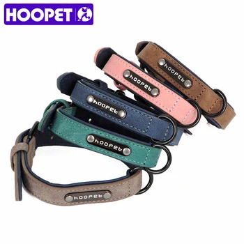 HOOPET Reflective Leather Five Colors Adjustable Size Dog Collar Custom Puppy Cat Pet Collars For Small Medium Dogs
HOOPET Reflective Leather Five Colors Adjustable Size Dog Collar Custom Puppy Cat Pet Collars For Small Medium Dogs