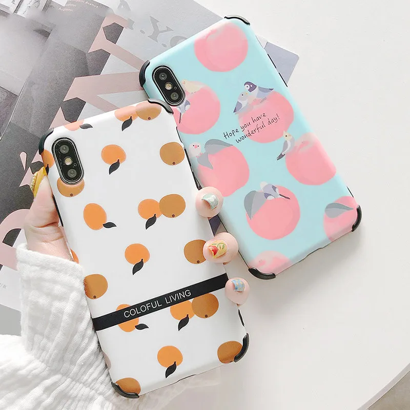 Cute Cartoon Fruit Letters Shockproof Phone Cases For iPhone XS Max XR X XS 6 6S 7 8 Plus Soft IMD Phone Back Cover Case
Cute Cartoon Fruit Letters Shockproof Phone Cases For iPhone XS Max XR X XS 6 6S 7 8 Plus Soft IMD Phone Back Cover Case