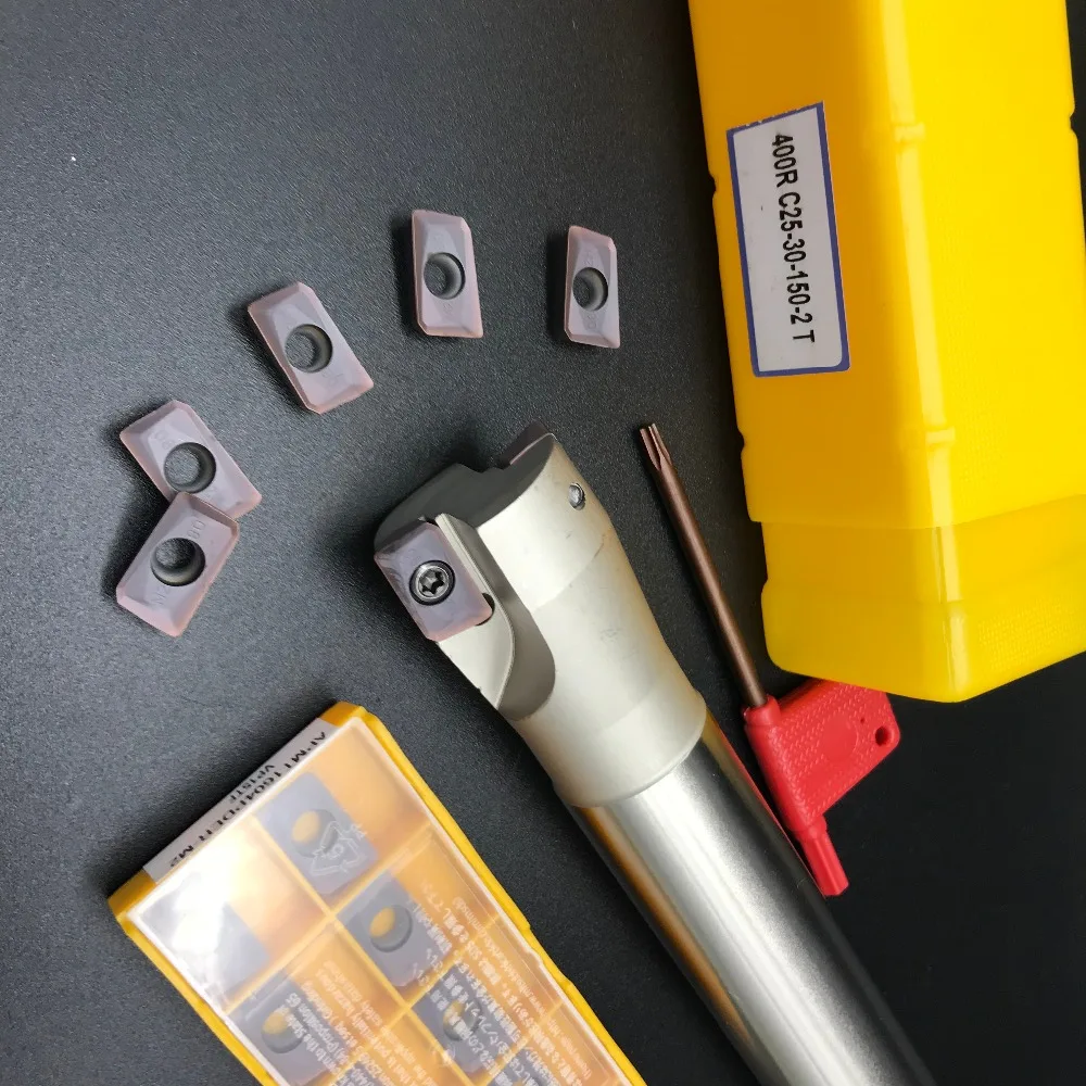 10PCS lathe tool APMT1135 M2+1PCS 25mm tool holder BAP400R C25-30-150 2T CNC machine tool carbide milling insert milling cutter
10PCS lathe tool APMT1135 M2+1PCS 25mm tool holder BAP400R C25-30-150 2T CNC machine tool carbide milling insert milling cutter