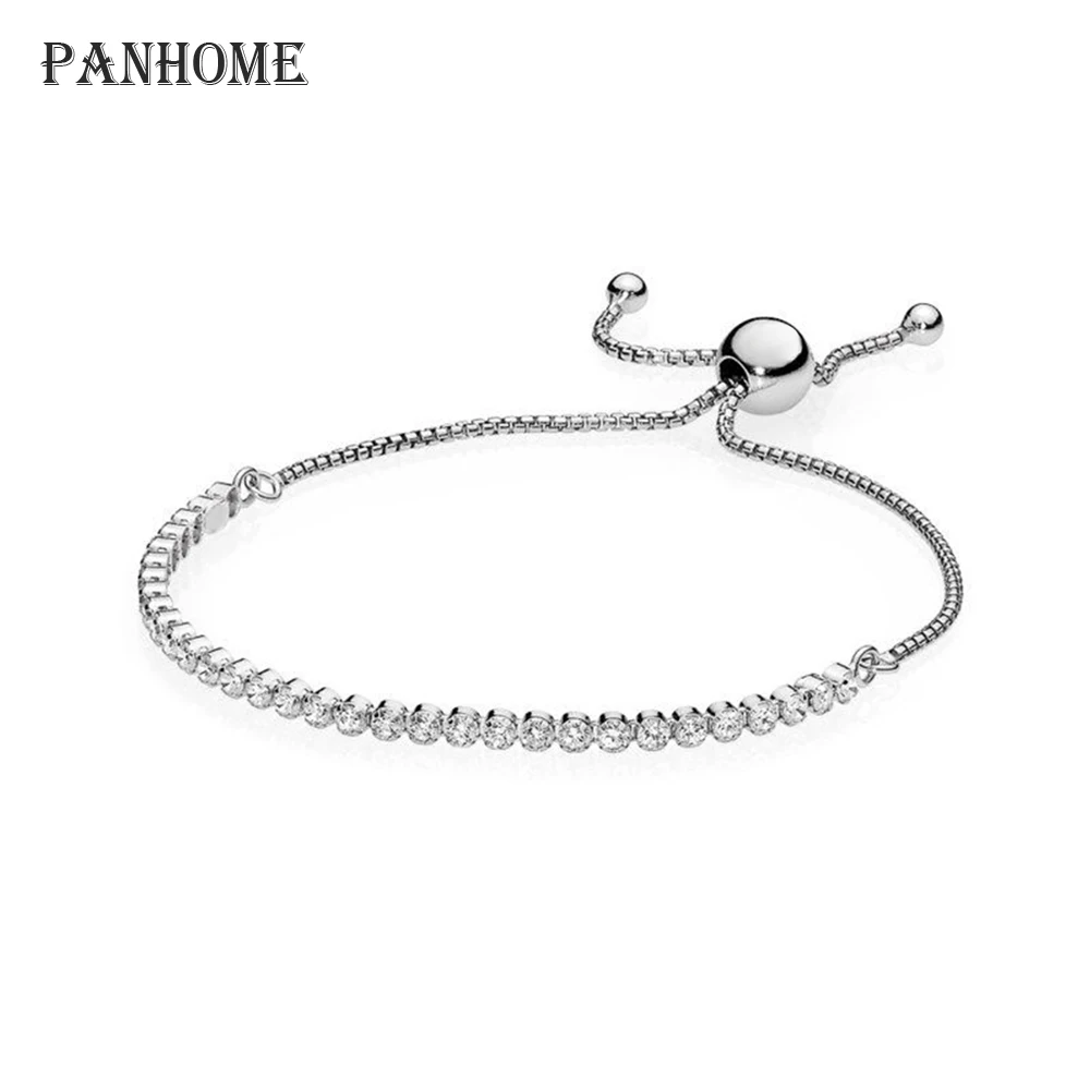 PANHOME 100% 925 Sterling silver 1:1 Original Authentic Sparkling Strand in Gift Box 590524CZ Charm Basic Bracelet Suitable DIY
PANHOME 100% 925 Sterling silver 1:1 Original Authentic Sparkling Strand in Gift Box 590524CZ Charm Basic Bracelet Suitable DIY